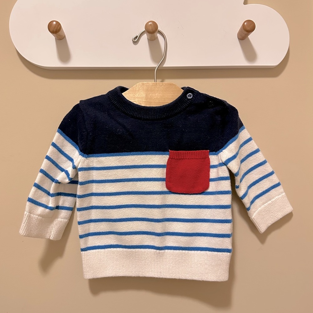 NWOT Baby boy’s Striped Sweater